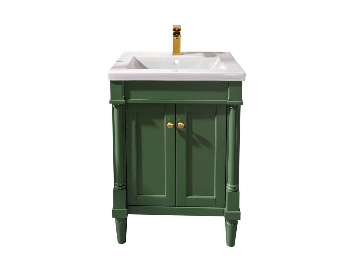 Pewter Green Bathroom Vanity