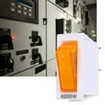 thumbnail image 3 of Rankomu 10 Uds Interruptor basculante luz roja iluminada, 2 Posiciones ON/Off Interruptor de Palanca a presión AC 250V/15A 125V/20A Interruptor basculante de 3 Pines con luz, 3 of 8