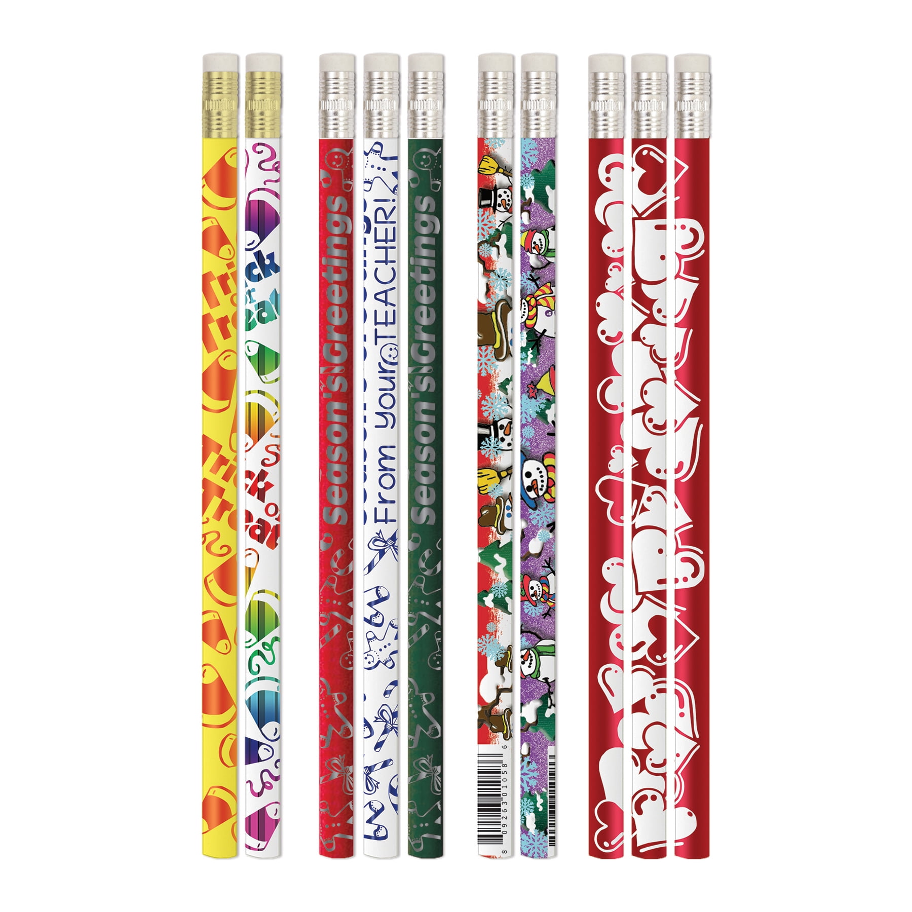 Musgrave Pencil Company Teacher Seasonal Pencils Assortment, Pack of 144