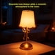 thumbnail image 5 of Lámpara Lámpara De Mesa Con Forma De Con Pantalla De Tela Lámpara De Noche Inalámbrica Recargable De Metal Decorativa Linda Para Dormitorio, 5 of 7