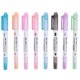 thumbnail image 1 of 8 Piece Curve Pen Set Dual Tip Linear Color Pens for Diary Paper Companion Gel Pens 8 Colors Shape, 1 of 5