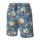 thumbnail image 4 of Balery Surf Shark Traje de Baño Estilo Hawaiano para Hombre, Shorts de Secado Rápido con Bolsillos-X-Large, 4 of 6
