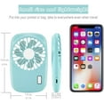 thumbnail image 2 of Handheld Fan Mini Fan Powerful Small Personal Portable Fan Speed Adjustable USB Rechargeable Cooling for Kids Girls Woman Man Home Office Outdoor Travel, 2 of 7