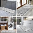 thumbnail image 2 of Black and White Christmas Snowflake Pattern Kitchen Rug Mat,Kitchen Runner Rugs Non Skid Washable,Decorative Kitchen Floor Mats for Kitchen,Sink,Laundry,17"X47", 2 of 5