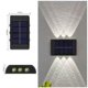 thumbnail image 1 of Lámpara Solar de pared para exteriores, luces solares impermeables con lente convexa hacia arriba y hacia abajo, iluminación para jardín, calle, paisaje, balcón, exterior, Dec, 1 of 4