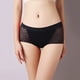 thumbnail image 2 of Gibobby Ropa Interior con Entrenamiento Ropa interior de mujer Encaje Cintura media Bragas sin costuras Calzoncillos de algodón de encaje cómodos de seda(Negro， L), 2 of 4