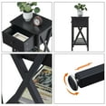 thumbnail image 6 of VECELO 3-Piece Bedroom Sets Upholstered Bed Frame and 2 Nightstand, 6 of 10