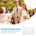 thumbnail image 2 of OUNONA 4Pcs Acrylic Wedding Sign Decoration Transparent Rectangle Elegant DIY Decor, 2 of 7