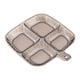 thumbnail image 2 of Plato de frutos secos, bandeja para olla caliente, cesta para servir, platos decorativos divididos para servir gris claro, 2 of 9