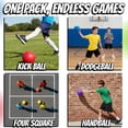 thumbnail image 4 of Pelotas para patio PlayBolt de 7 pulgadas para niños y adultos (paquete de 6), 4 of 9