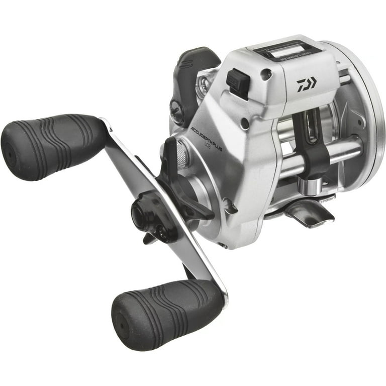 daiwa accudepth plus-b line walleye special level wind fishing reel Daiwa ADP47LCB Accudepth Plus-B Walleye Special Line Counter Reel, RH