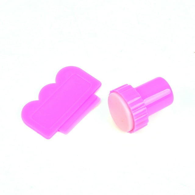 serony Transparent Soft Stamper Scraper Set Nail Art DIY Print Template Manicure Accessories