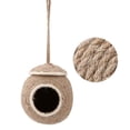 thumbnail image 2 of yingyy Natural Coconut Shell Bird Nest Weaving Bird Cage with Rope Hanging Bird Nest, 2 of 6