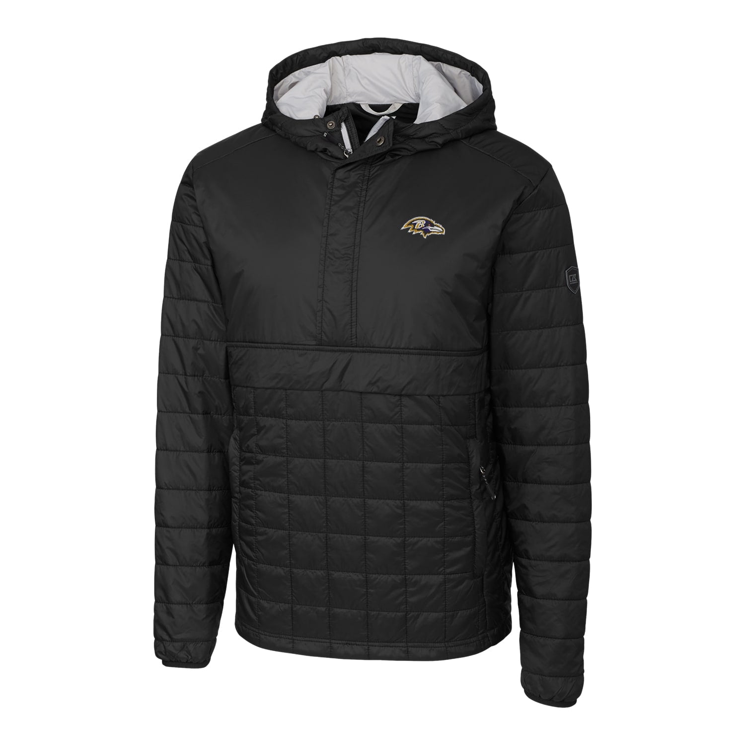 Baltimore Ravens Cutter & Buck Rainier Hooded Half-Zip ...