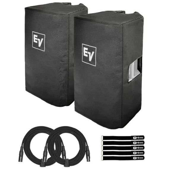 Electro-Voice ZLX-15-G2-CVR Padded Cover for ZLX-15/15P G2 Speaker 2-Pack with Cables Package
