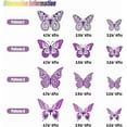 thumbnail image 5 of SAOROPEB 3D Butterfly Wall Decor - 48 Pcs, 4 Styles, 3 Sizes, Gold Butterfly Decorations for Birthday & Party Celebrations, Removable Stickers, 5 of 10