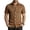 Coffee, variant on Men’s Short Sleeve Button Up Shirt Summer Casual Beach Shirt Knit Jacquard Textured Shirts Lightweight Breathable Vacation Tops Black M