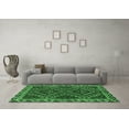 thumbnail image 3 of Ahgly Company Indoor Round Persian Emerald Green Traditional Area Rugs, 6' Round, 3 of 4