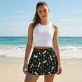 thumbnail image 5 of Xoenoiee Dragonfly Dandelion Print Pleated Golf Skorts for Women High Waisted Tennis Skirt Athletic Skorts Skirts for Women Built-in Shorts with 2 Pockets, Size M, 5 of 7