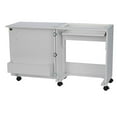 thumbnail image 5 of Arrow Cabinets Adjustable Judy Sewing and Craft Table with Storage, White, 5 of 8