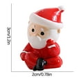 thumbnail image 3 of Christmas Miniature Figurines, Mini Resin Santa Christmas Miniature Figurines Resin Santa Decor for DIY Snow Globes, Easy Display on Trees or Tables, Festive Addition to Homemade Crafts, 3 of 5