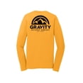 thumbnail image 2 of Gravity Outdoor Co. Chemise à Manches Longues Performance - Or - Logo Noir - G, 2 of 2