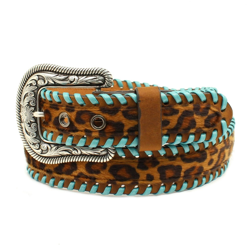 Ariat - Ariat Women's Leopard Print Belt Medium Brown M - Walmart.com ...