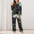 thumbnail image 2 of Fotbe Rock Guitar Guinea Pig Pattern Long Sleeve Pajama Set for Women,Sleepwear Set,2-piece Loungewear Set,Soft PJs Comfy Nightwear with Pockets -X-Large, 2 of 7