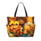 thumbnail image 1 of Fotbe Deep Yellow Colorful Sunflower Bolsa de Viaje para Playa - Resistente al Agua, Bolsa Tote de Gran Capacidad y Ligera con 7 Bolsillos para Mujeres y Hombres, 1 of 7