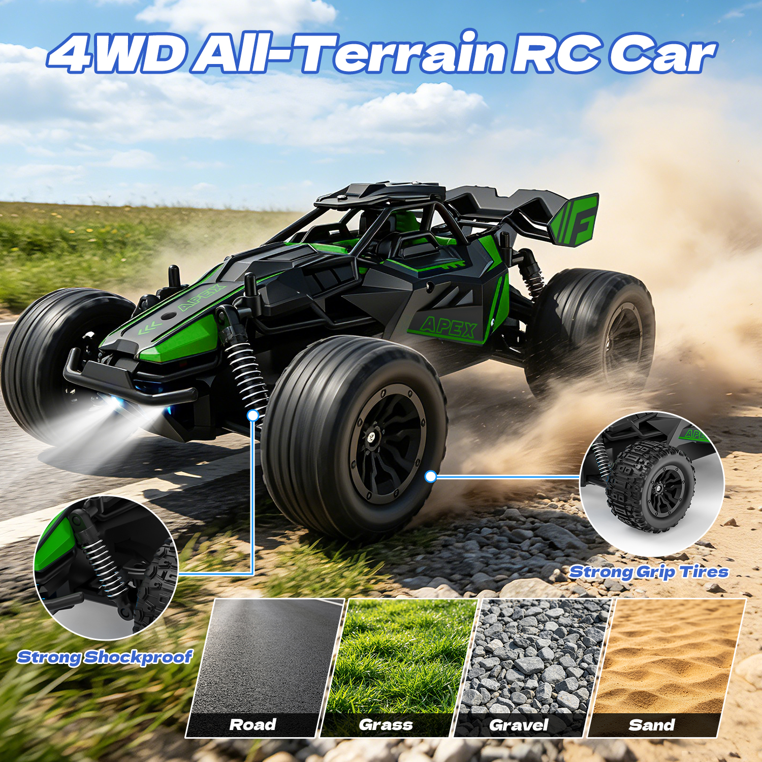JoyStone RC Off-Road Truck with LED Lights photo 4