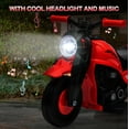 thumbnail image 2 of Sakiyr 6V Kids Ride-On Bubble Motorcycle, Electric 3-Wheel Motorbike with Music, LED Lights, Pedal, Forward/Reverse, Bubble Maker, for Toddlers 2-5 Years Old, 2 of 7