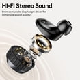 thumbnail image 3 of Auriculares inalámbricos PAXA PAXA Touch Screen Bluetooth 5.4 IPX4 negros, 3 of 7