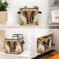 thumbnail image 6 of Elephant Large Capacity Foldable Toy Box Storage Bin Storage Baskets with Handle 10.8"x10.5"x10.6, 6 of 6