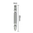 thumbnail image 3 of Magnetic Drill Bit Cross PH2 x Slot 6mm Electric Screwdriver Bits Double Head, 3 of 8