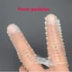 thumbnail image 3 of Dedal condon Texturizado silicona -1 pz -SexyPeach, 3 of 3