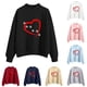 thumbnail image 2 of Gibobby Casual Sudadera para Mujer Sudadera suelta casual de manga larga con cuello redondo para mujer blusa grande de manga larga(Azul,XG), 2 of 4