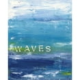 thumbnail image 3 of Marrott, Stephanie 12x14 Black Modern Framed Museum Art Print Titled - Waves, 3 of 5