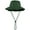 Dark Green, variant on Wide Brim Hiking Fishing Safari Boonie Bucket Hats 100% Cotton UV Sun Protection For Men Women Outdoor Activities S/M Black