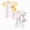A4-Grey 1PCS & Light Yellow 1PCS, variant on Caqnni 6-9 Months Preemie Unisex Summer Trendy 2-Pack Rompers Short Sleeve Bodysuit Infant Cotton Outfits A2-Yellow 1PCS & Light Yellow 1PCS