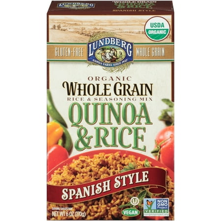 (2 Pack) Lundberg Organic Quinoa & Rice Spanish Style 6 oz - (Best Store Bought Spanish Rice)