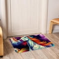 thumbnail image 6 of Unicorn Polyester Non-Slip Machine Washable Bath Rug Outdoor Carpet Bath Rugs, 6 of 6