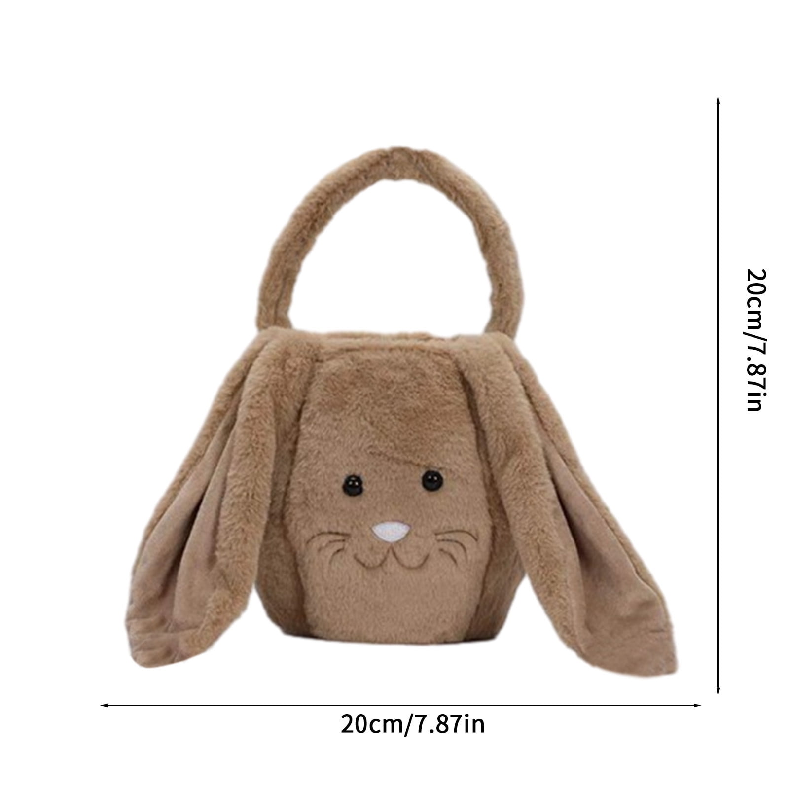 VibHome Easter Baskets Bags for Kids Gift Happy Easter Bunny Long Ears Bags Easter Basket Buckets Easter Tote Bags Children Gift Storage Handbag on Clearance!