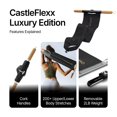thumbnail image 2 of Cinta de Ejercicio CASTLE FLEXX con Manijas de Corcho No Elásticas, 2 of 8