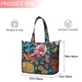 thumbnail image 4 of Pioneer Flower Floral Print Pattern Travel Tote Bags for Women Carry On,Large Weekender Bags for Women Travel,Multi Functional Duffle Bag for Work,Shopping,Sports, 4 of 5