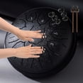 thumbnail image 4 of Tambor Konrisa de acero, 6 pulgadas, 11 notas en re mayor, con bolsa, 4 of 5