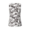 thumbnail image 5 of Picia Beach Pattern Women's Workout Tank Top,Breathable Activewear,Slim Fit Athletic Top,Versatile Workout Moisture-wicking top-Medium, 5 of 9
