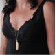 thumbnail image 2 of Boho Feather Pendant Necklace Chain Long Leaf Necklaces Jewelry for Women and Girls, 2 of 4