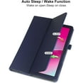 thumbnail image 3 of zukof Folio Stand Case for T-Mobile REVVL Tab 2 10.1 Inch Tablet 2025 - Lightweight Folding Slim PU Leather Protective Cover (Navy Blue), 3 of 6