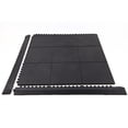 thumbnail image 6 of FlooringInc 5/8" Thick Evolution Rubber Floor Tiles - Equipment Mats, Gym Flooring and Utility, 9 Tils, Black, 6 of 7