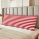 thumbnail image 2 of Fotbe Red And White Stripes Funda para Almohada Corporal con Diseño, Funda de Microfibra Ultrasuave de 20x54 Pulgadas, Ropa de Cama Elegante, 2 of 7